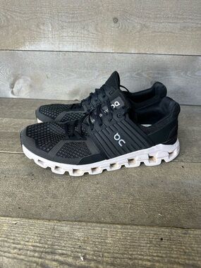 On Cloud Cloudswift Black Rock Running Comfort Shoes 41.99585 Mens Size 9.5 D